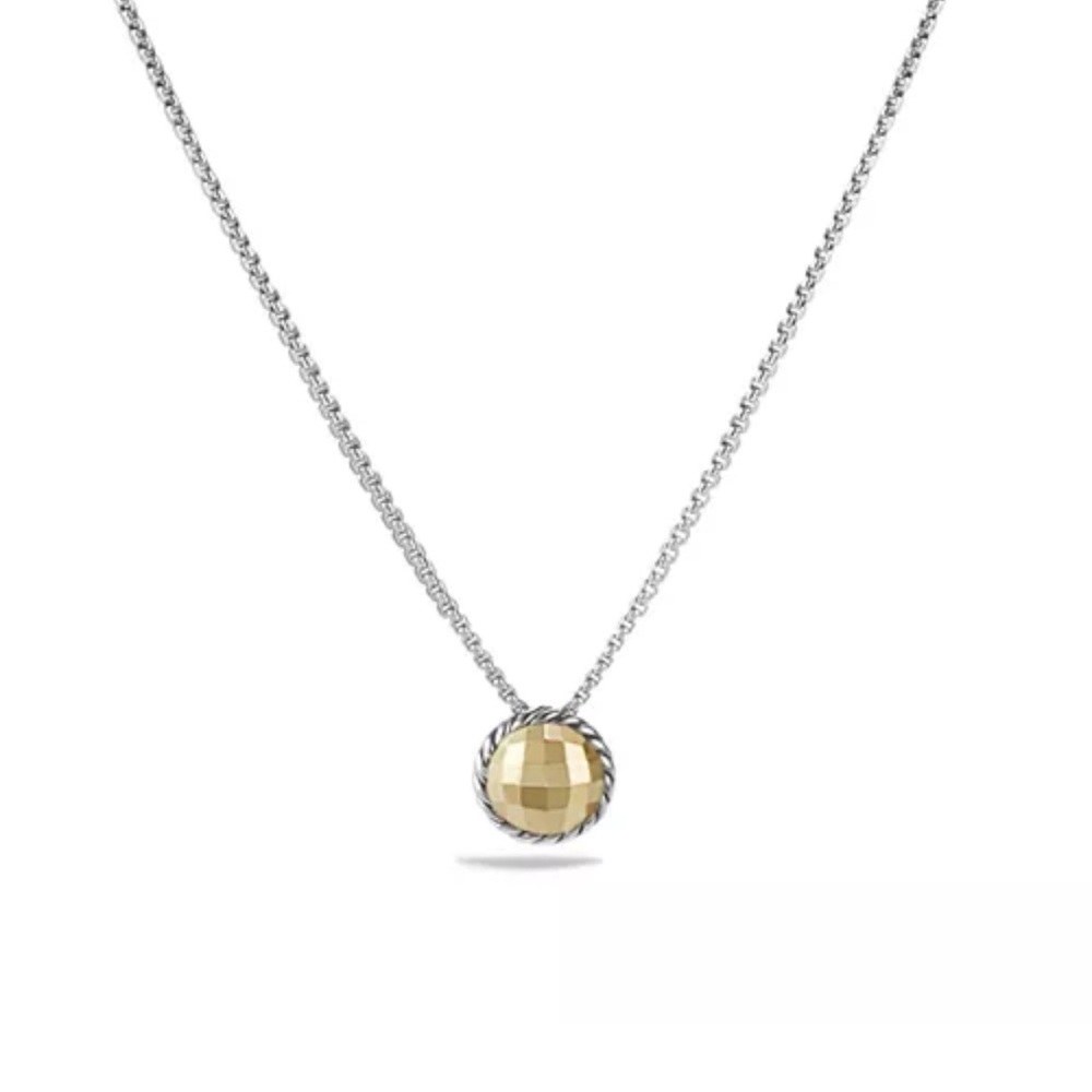 David Yurman Châtelaine Necklace with Gold Dome and 18K Gold
